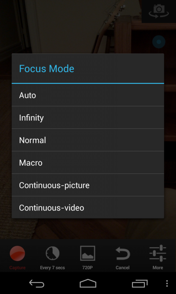 Focus Mode