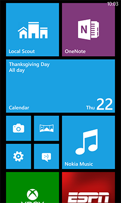 The current iteration of Windows Phone.