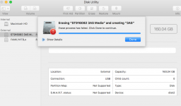 using Disk utility to clear HD and reformat  as ExFat fails.png
